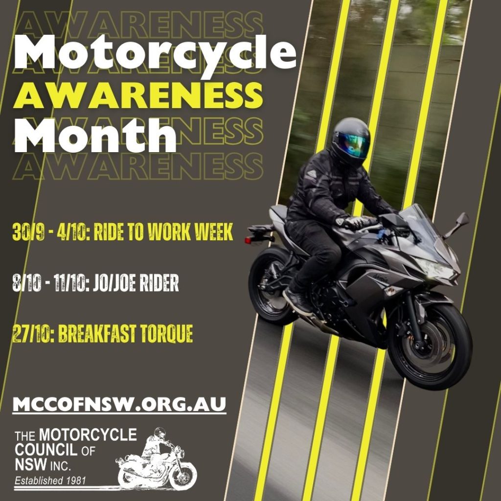 Motorcycle Awareness Month - October